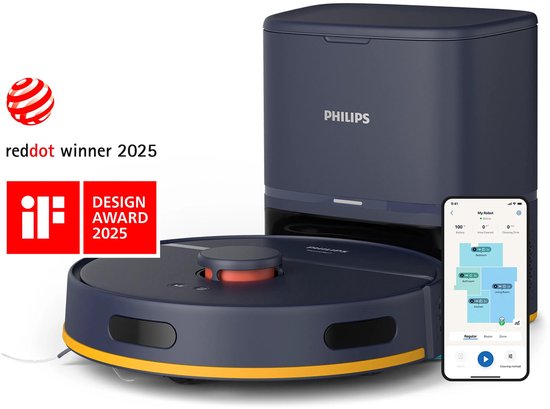 Philips HomeRun 2000-serie Robotstofzuiger Met Dweilfunctie - Philips - €328,00