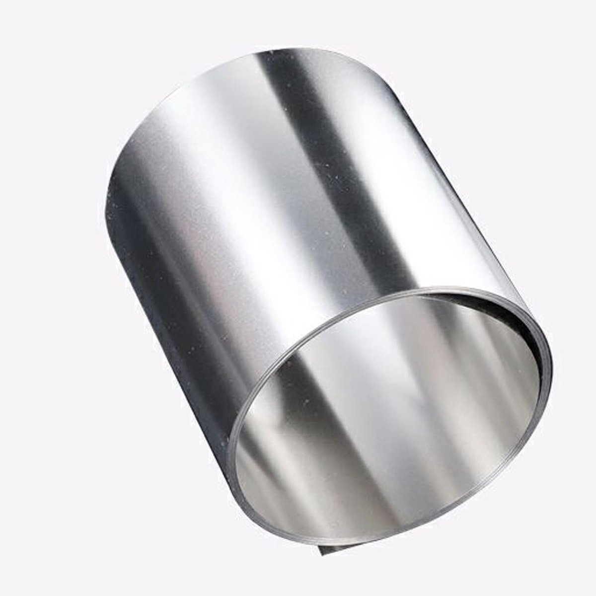 Roestvrijstalen Folie - Metaalplaat Stalen Rol - Hobby Projecten - Glad Oppervlak - 0.15x200x2000mm - Zilver