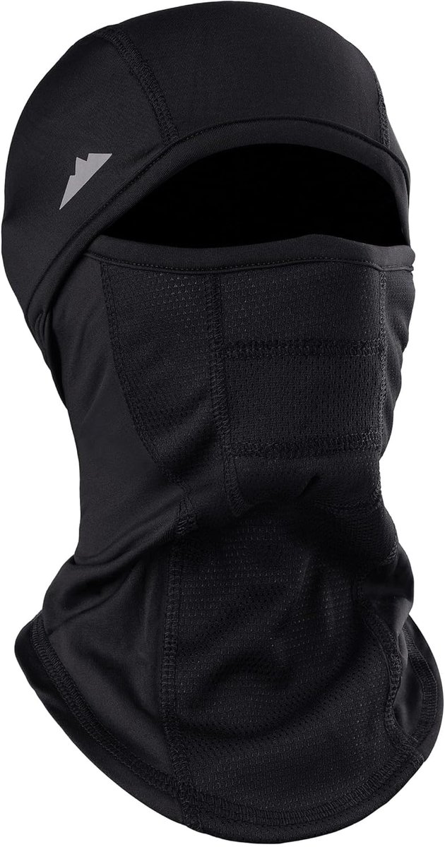 Bivakmuts Winter - Ski masker - Buitenactiviteiten Bescherming - Ademend en vochtafvoerend - One Size - Zwart