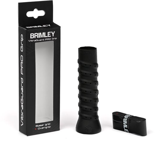 Brimley VibraGuard PRO Padel Basisgrip V2 - Padelgrip - Verbetert grip & controle - Vermindert vibraties - Voorkomt blessures - Inclusief overgrip