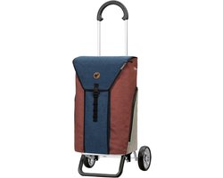 Boodschappentrolley - Winkelwagen - Ontspannen winkelen - Lichtgewicht aluminium - 30 kg draagkracht - Oli.P