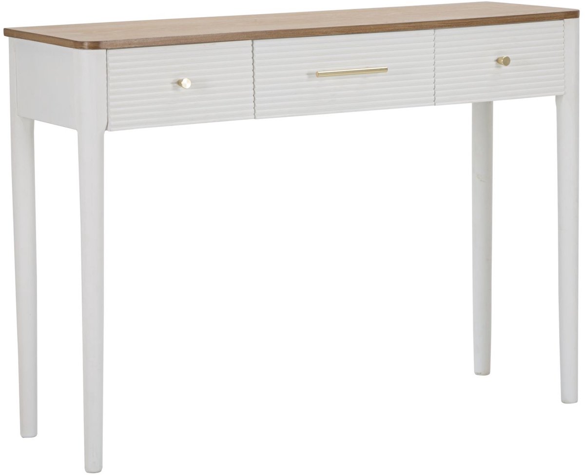 Mauro Ferretti Consoletafel Matera 107×37×80 cm Wit