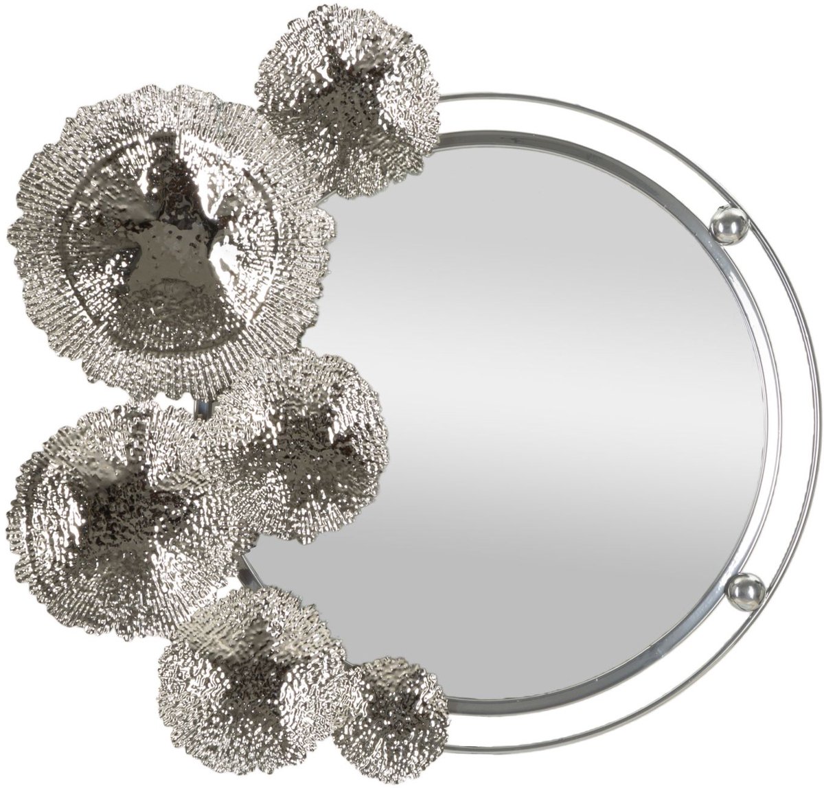 Mauro Ferretti Spiegel Kandi 85×7×80,6 cm Zilver