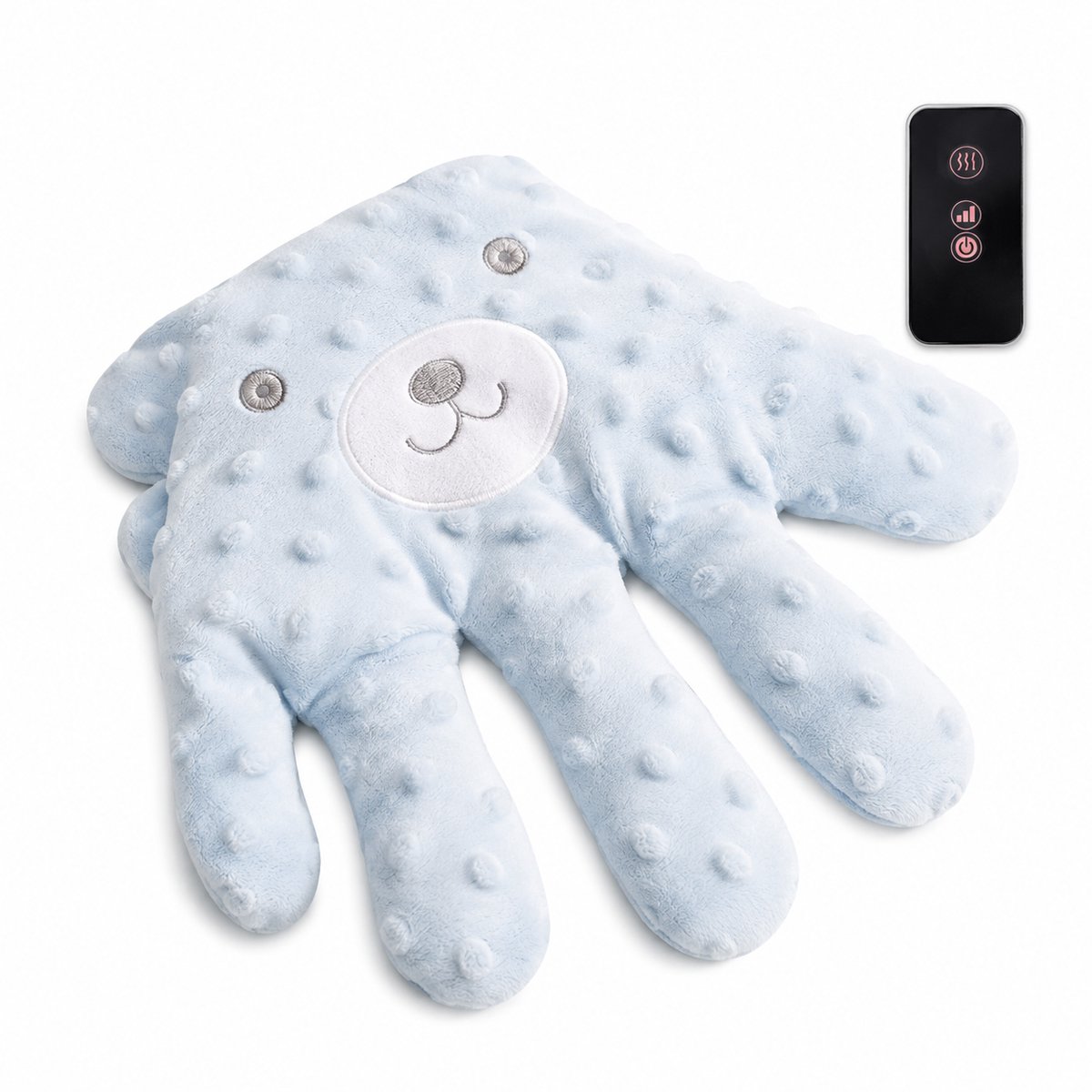 House Of Atelier - Anti angst handschoen voor baby's - Slaaptrainer - Slaaphulp - Baby - Electrisch Slaapkussen - Blauw