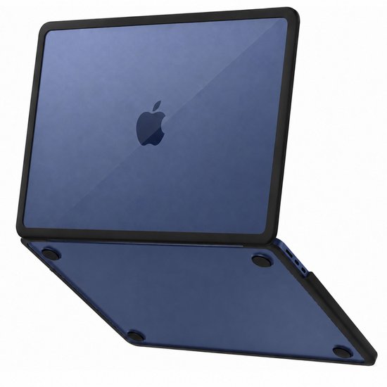 Heavy Duty Hoesje Geschikt voor Macbook Neo 13 inch Cover - Hardcase Geschikt voor MacBook Neo A3404