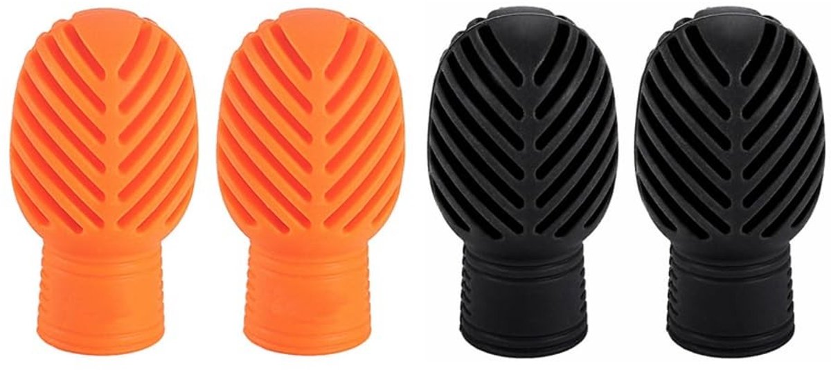Dailygoods- Drum Demper 4 Stuks - Stille Oefentips - Siliconen - Duurzaam - Lichtgewicht - Bescherming Drumstok - Drumstick Demper