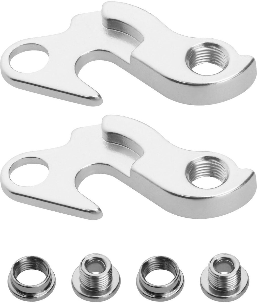 Dailygoods- Derailleurhanger Aluminium - 2 Stuks - Achterderailleur Haak - Mech Hanger - Fietsaccessoires - Eenvoudig te installeren - Fietsderailleur