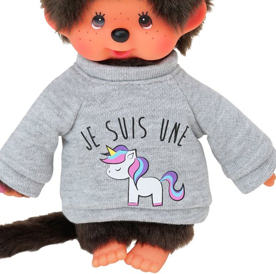 Bandai - Monchhichi - Monchhichi Eenhoorn Pluche - Iconische 80s Aap Pluche - Zachte 20 cm Pluche voor Kinderen en Volwassenen - Speelgoed Kind 2 jaar en + - 80331 van Bandai — afbeelding 5