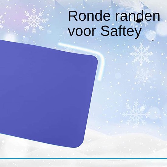 Slee Mat - Vliegend Tapijt - Zand Plezier - Opvouwbaar Ontwerp - 46x137cm - Blauw — afbeelding 3