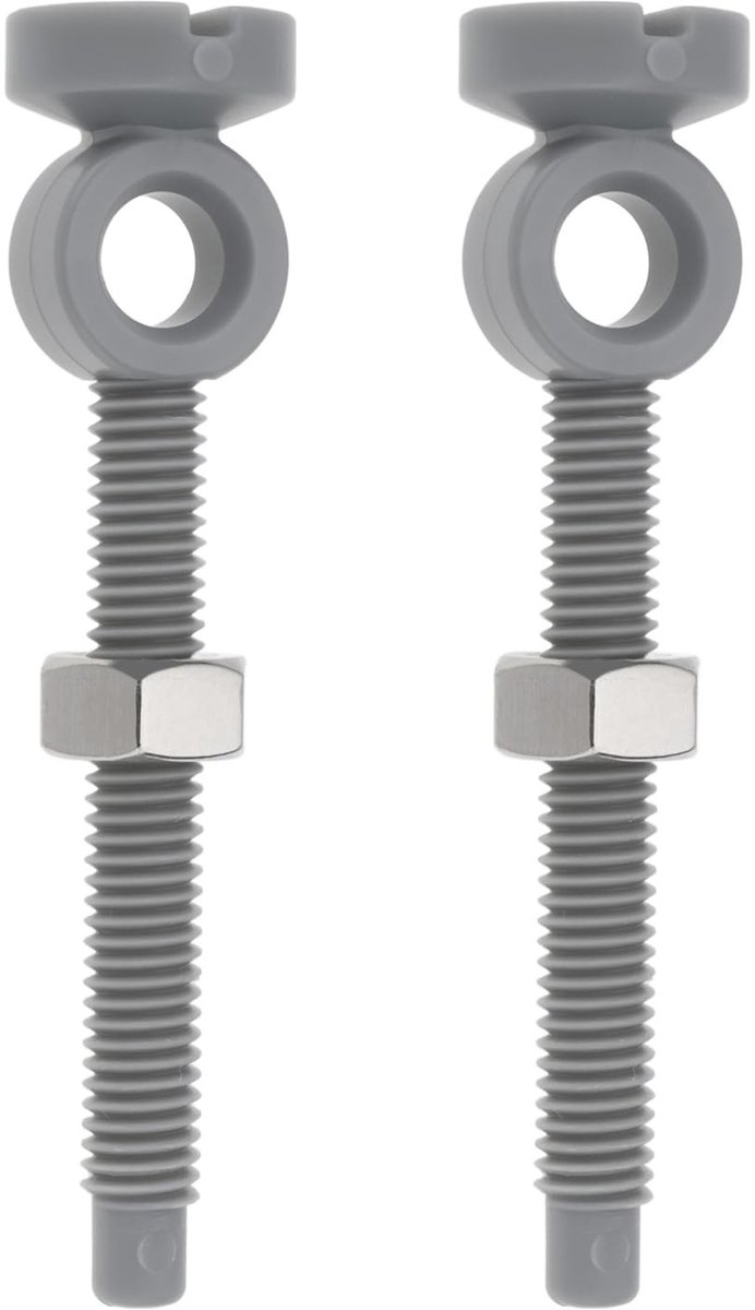 Dailygoods- Afvoerklep Vervanging - 2 Stuks - Compatibel met Hansgrohe - Schroef M6 - 62 mm Lengte - Eenvoudige Installatie - Hoge Betrouwbaarheid - Afvoermechanisme