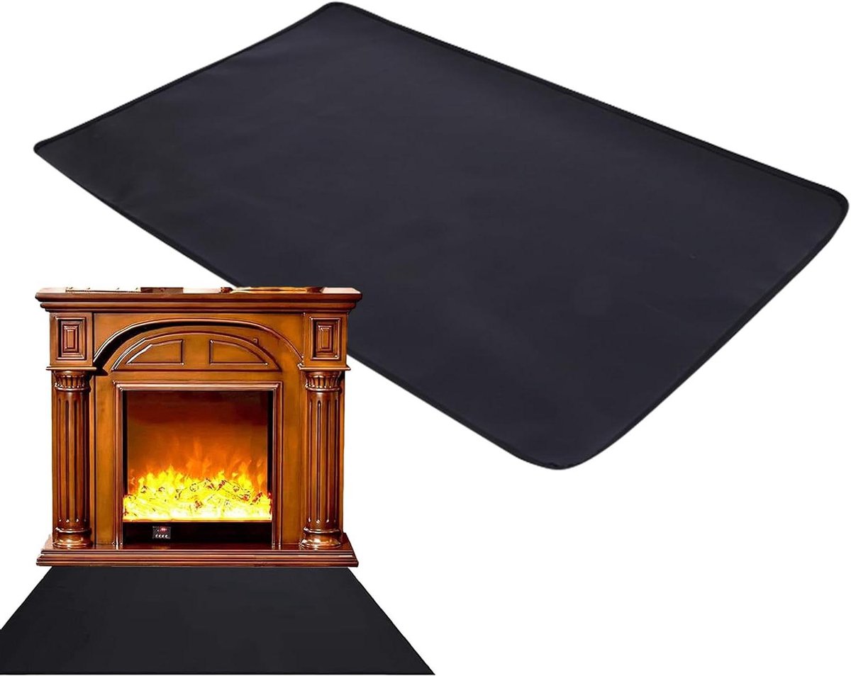 Hittebestendige Grillmat Vloerbescherming Buiten Veilig Buiten Koken Dubbelzijdige Afscherming 50x70cm Meerkleurig