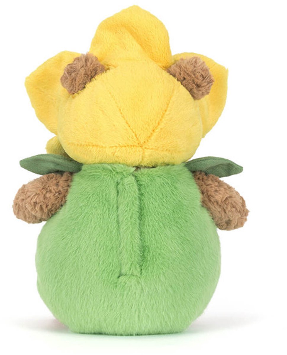 Jellycat Knuffels - Bartholomew Bear Daffodil Outfit - Beer in Narcis Bloemen Outfit - Teddybeer - Knuffelbeer - Knuffel - 31 cm - Geschikt voor alle leeftijden — afbeelding 4