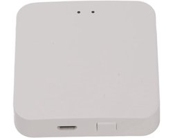 Smart Home Gateway – Draadloze Hub – Apparaten Verbinden – Zigbee Bluetooth Connectiviteit – 9.5 x 6.5 cm – Wit
