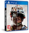 PlayStation 4-doos van Call of Duty: Black Ops Cold War, met een gezicht half bedekt door een helm.