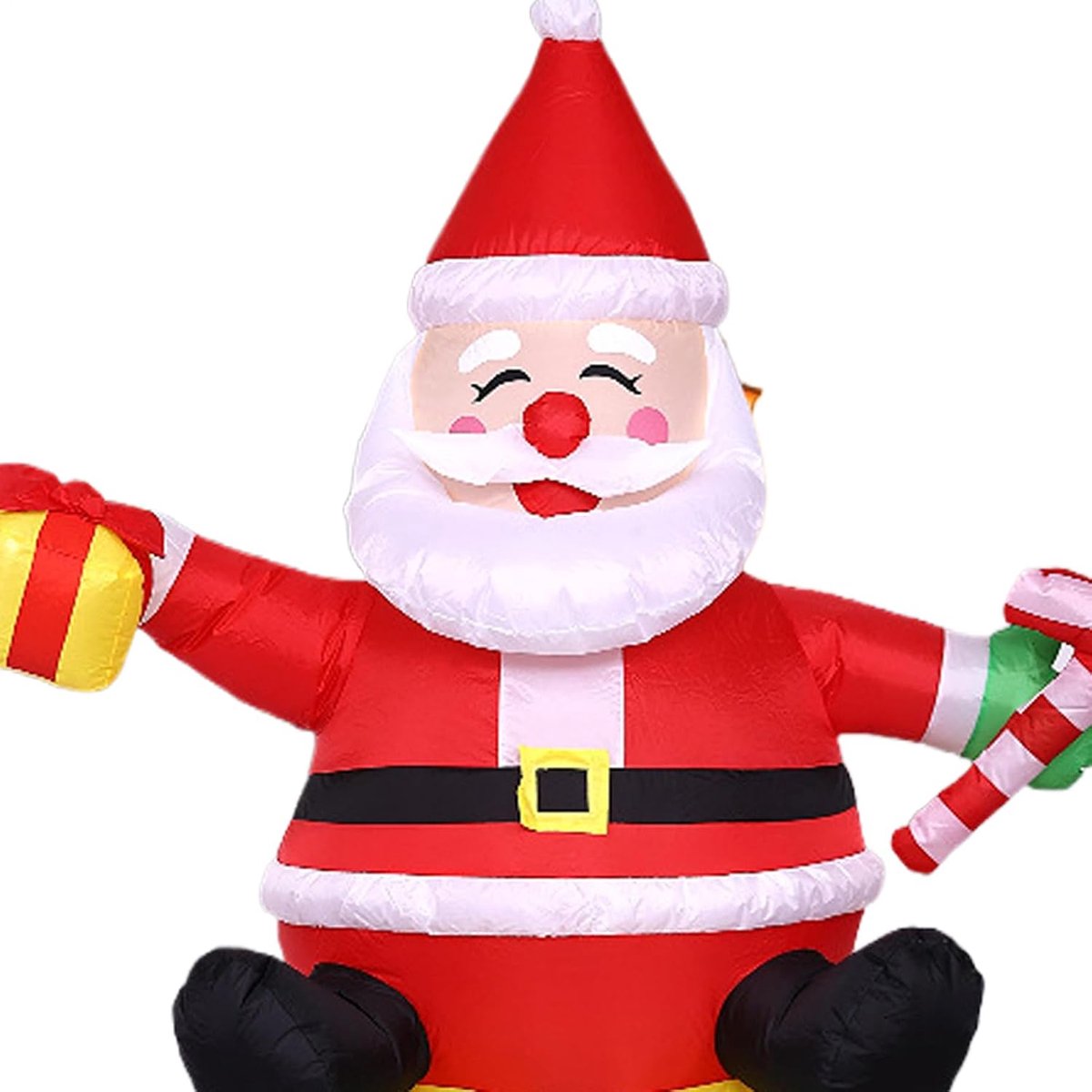 Opblaasbare Kerstfiguur - Feestelijke Decoratie - Tuin Verlichten - Waterproof LED - 180 cm - Multicolor – foto 5