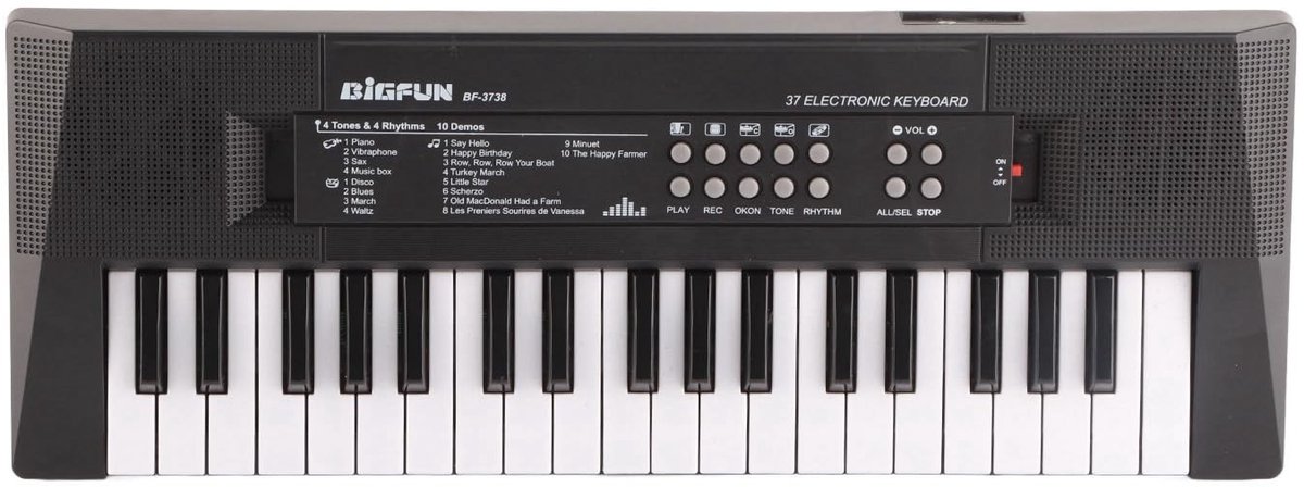 Dailygoods - Digitaal Pianotoetsenbord met 37 Toetsen voor Kinderen