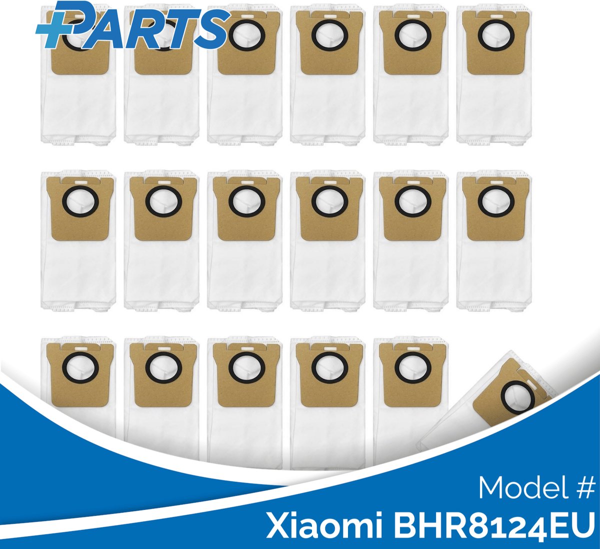 Plus.Parts Xiaomi BHR8124EU Stofzakken (18 Stuks, Plus.Parts® alternatief voor BHR6560GL) Overig