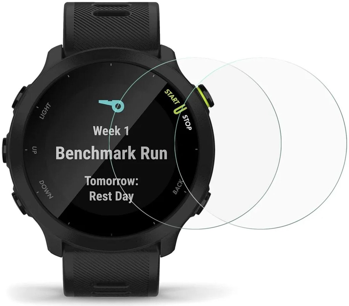 Garmin Forerunner 55 Screen Protector - Tempered Glass (2-Pack)