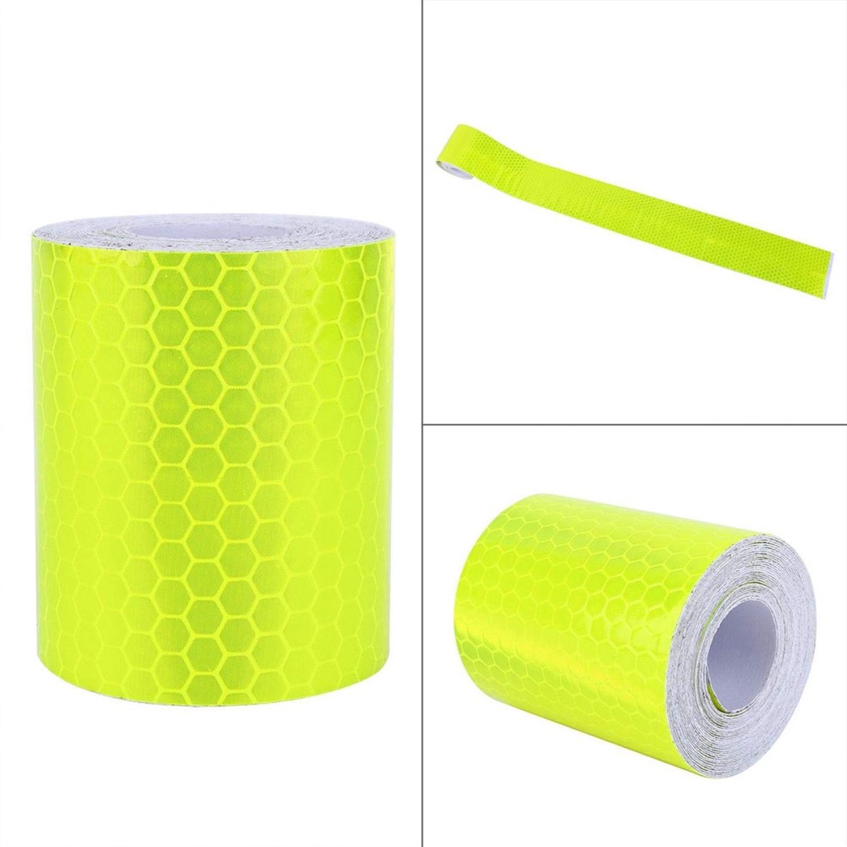 Dailygoods- Reflecterende Tape - PVC - Breedte 5 cm - Lengte 5 m - Zelfklevend - Voor Vrachtwagens/Auto's - Waarschuwingstape