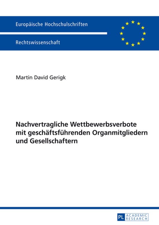 Europaeische Hochschulschriften Recht 5591 - Nachvertraglich ... - cover