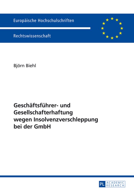 Europaeische Hochschulschriften Recht 5568 - Geschaeftsfuehr ... - cover