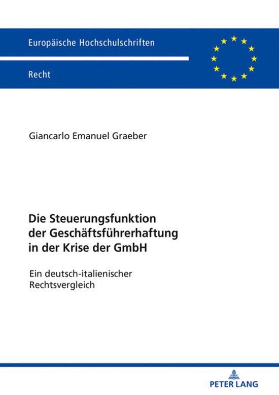 Europaeische Hochschulschriften Recht 6097 - Die Steuerungsf ... - cover