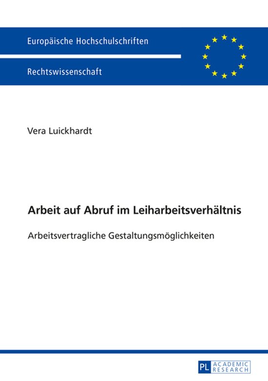 Europaeische Hochschulschriften Recht 5828 - Arbeit auf Abru ... - cover