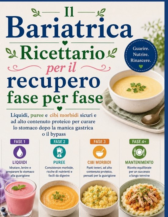 Il Bariatrica Ricettario per il recupero fase per fase - cover