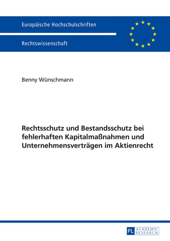 Europaeische Hochschulschriften Recht 5688 - Rechtsschutz un ... - cover
