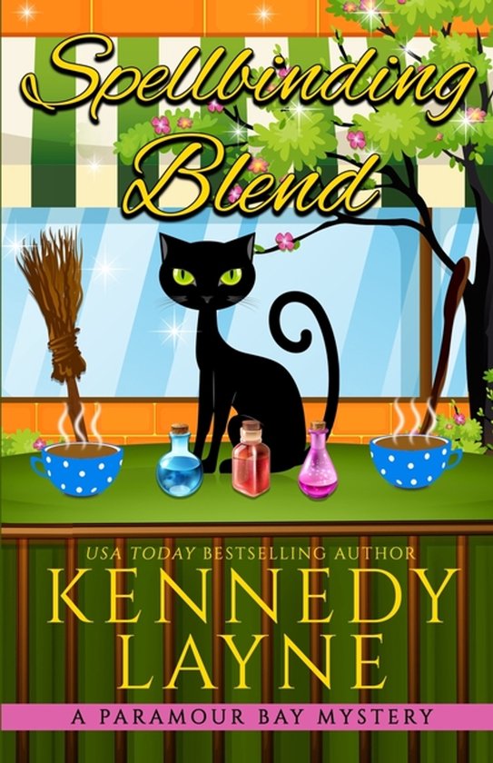 Paramour Bay Cozy Paranormal Mystery- Spellbinding Blend - cover