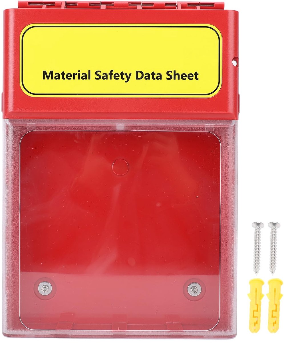 Dailygoods- Opbergkast Waterdicht - Magnetisch Slot - Gegevensbox - Veiligheidsinformatiebladen - Handleidingen - Noodplannen