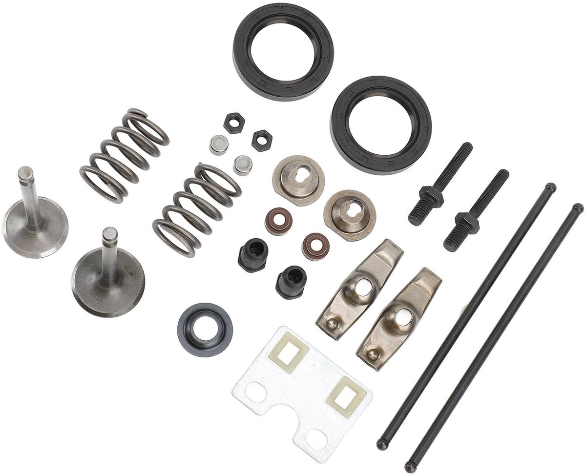 Dailygoods- Klep-stoterstangset Hoogwaardige Metalen Set - Geschikt voor GX340/GX390 - Verbeterde Prestaties - Betrouwbare Vervangingsoptie - Brede Toepasbaarheid - Motoronderdelen