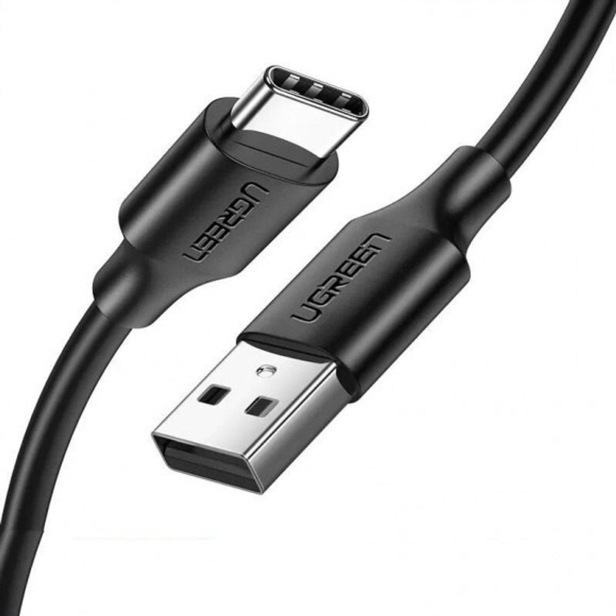 Image of Ugreen - kabel - USB - USB Type C - 2 - A - 0,5 - m - zwart - (60115)