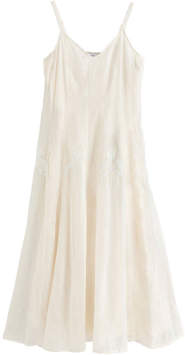Next - Dames - Midi-hemdjurk - Crème