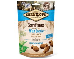Carnilove – Zachte Snack Sardientjes & Wilde knoflook – 200gr