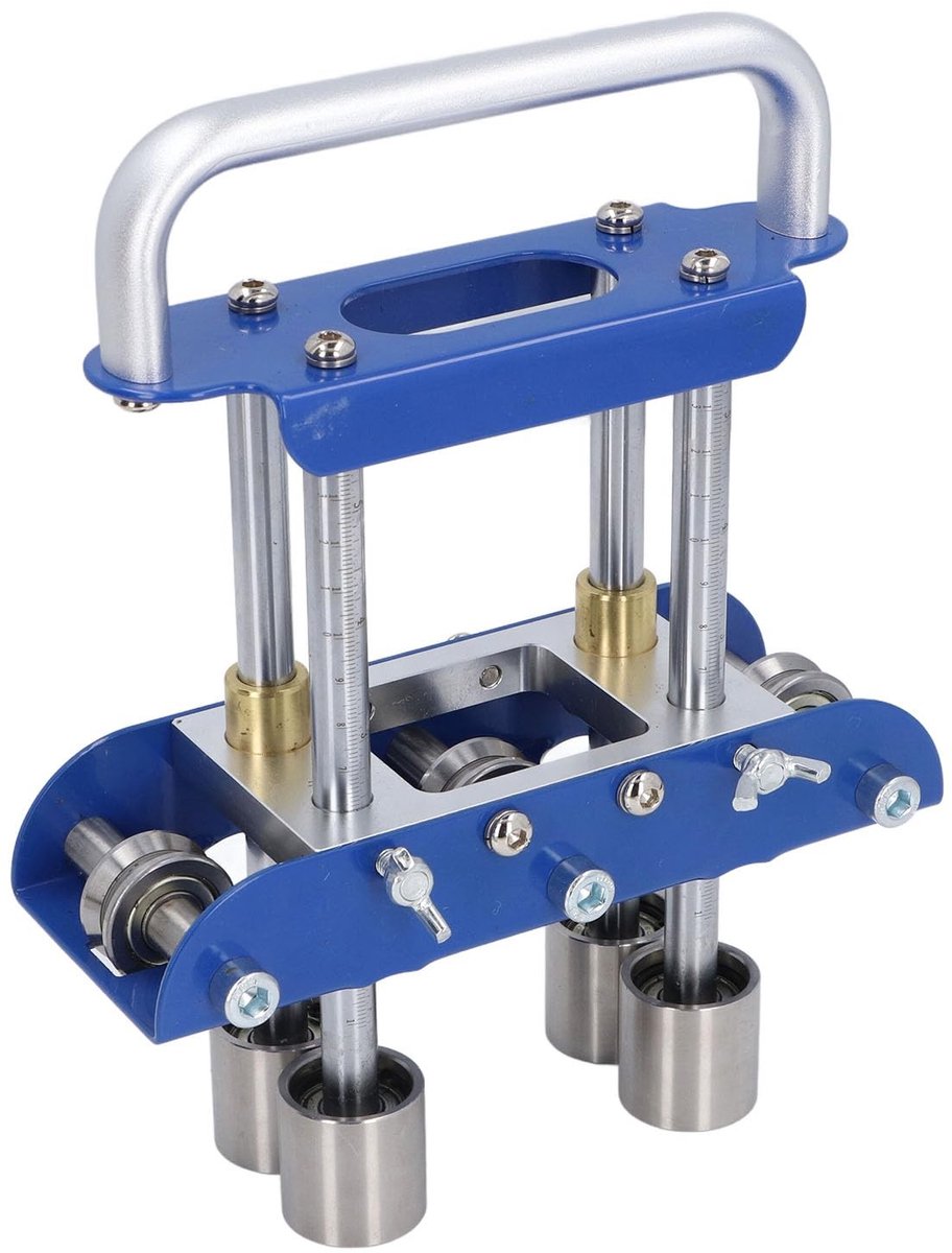 Dailygoods- Rolbuiger Drie-station - Plaatwerk Kraalrol - 0-90° Hoeken - Dakplaatbuiggereedschap - Voor Metalen Dakbedekking - Veilig Ontwerp - Randroller