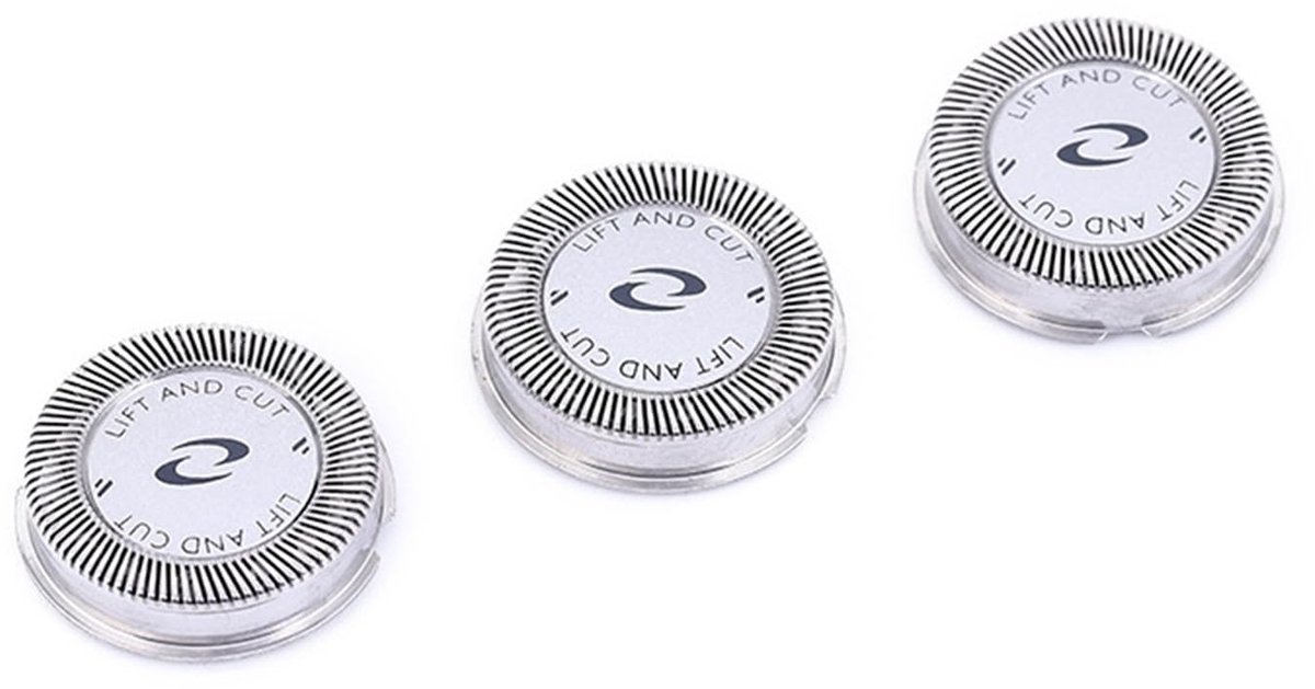 Dailygoods - Elektrische Scheerapparaat Vervangende Messen - Hoge Kwaliteit - 3Pcs - Scheermesjes - Geschikt voor Philips - Netwerk Vervanging