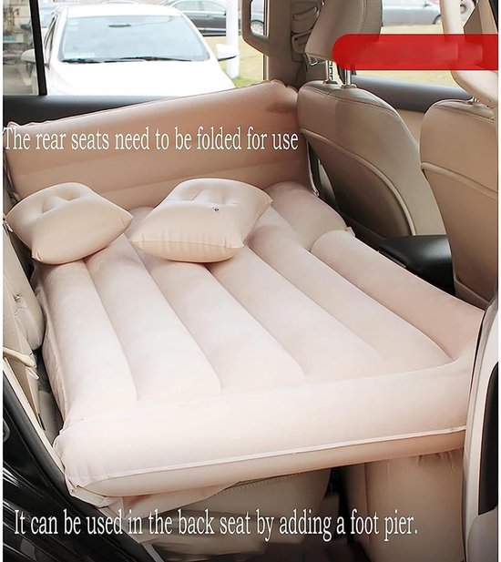 Automatische Slaapmat - Luchtbed Auto - Comfortabel Reizen - Snelle Opblaastijd - 1 kg - Beige — afbeelding 4