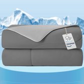 Pasper Koeldeken 150 x 200 cm - verzwaringsdeken - verkoelend dekbed - Q-max > 0.5 cooling blanket - dikke zware zomerdekbed - zelfkoelende deken voor mensen
