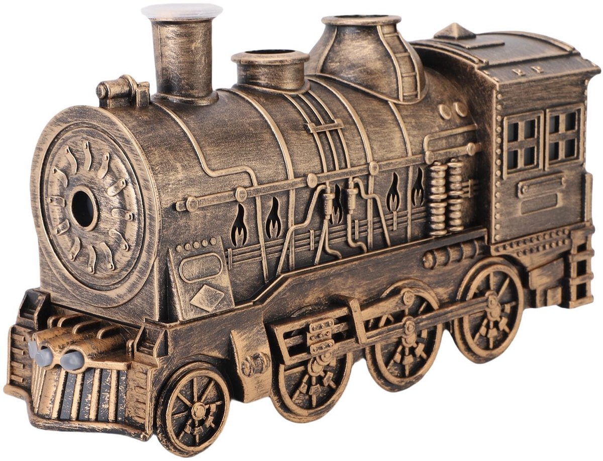 Dailygoods- Geur Diffuser Charmant Treinontwerp - Luchtbevochtiger 300 ml - Bevochtiger voor Slaapkamers - Desk/Office Gebruik - Speelse Decoratie