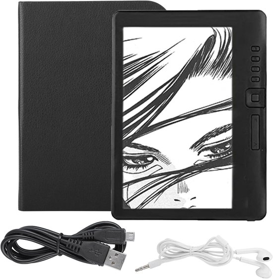 KZQ E-Reader - 7 Inch - 16gb - E Ink Scherm - Ondersteunt Ep ... - cover