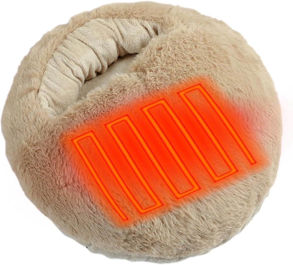 Verwarmde Voetwarmer - Voetkussen Verwarming - Ontspannen Thuis - Snelle Warmte - 332 x 285 cm - Grijs