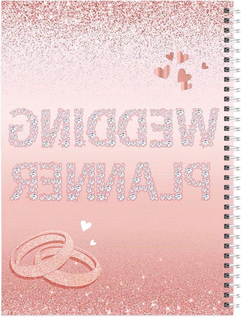 Trouwplanner Bruidsboek - Huwelijksplanner Checklist - Trouworganisatie Plannen - Robuust Collectorsitem - 29 x 215 x 35 cm - Niet gespecificeerd