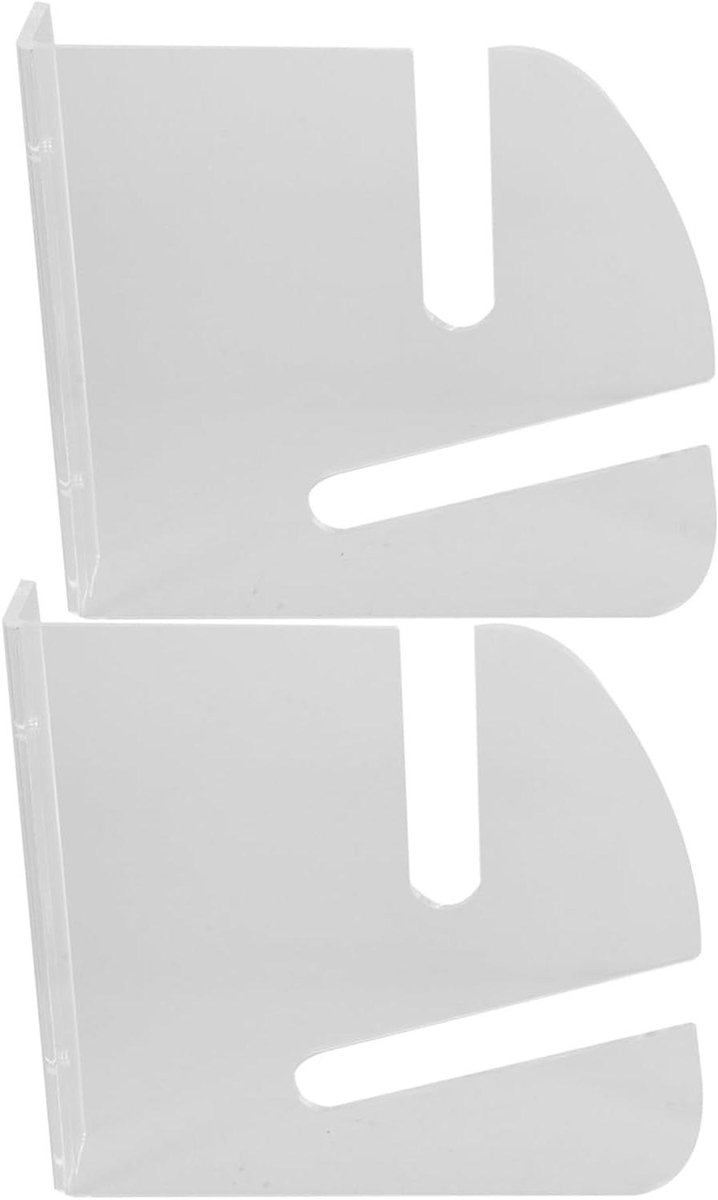 Skateboard Muurbevestiging Skateboardhanger Wandrek Skateboard Opbergen Acryl Materiaal 17 cm Transparant