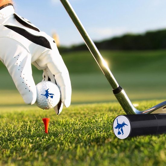 Golfbal Stempel - Marker Pen - Golfbaan Identificatie - Sneldrogende Inkt - 0.9 cm Afdruk - Zwart — afbeelding 4
