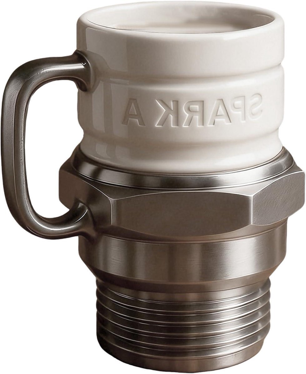 Koffiemok Vonkplug - Mok Gereedschap - Koffie Drinken - Gereedschap Stijl - 13W cm - Niet gespecificeerd