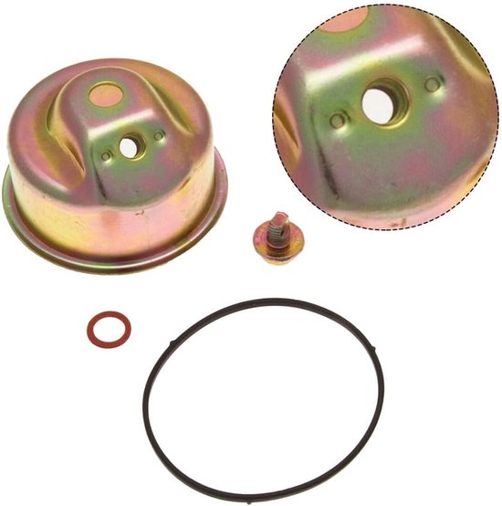 Carburateur Vlotterkom - Reparatieset Motoronderdelen - Motoronderhoud - Duurzaam Metalen Ontwerp - 5 x 5 x 4 cm - Zilver — afbeelding 2
