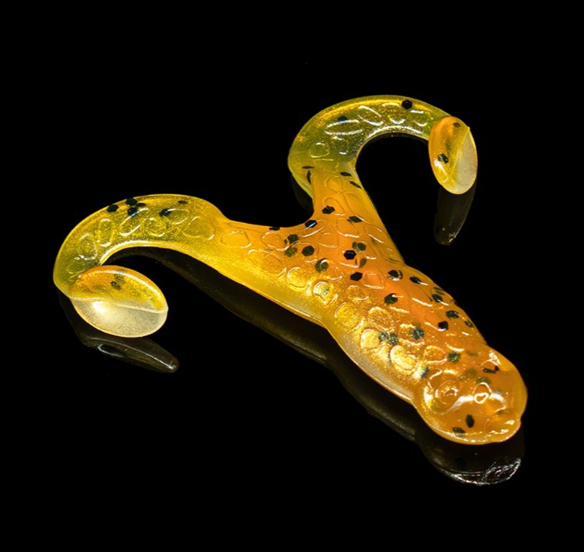 Relax Lures Turbo Frog 1 Dark Yellow Black Glitter (4.5cm)