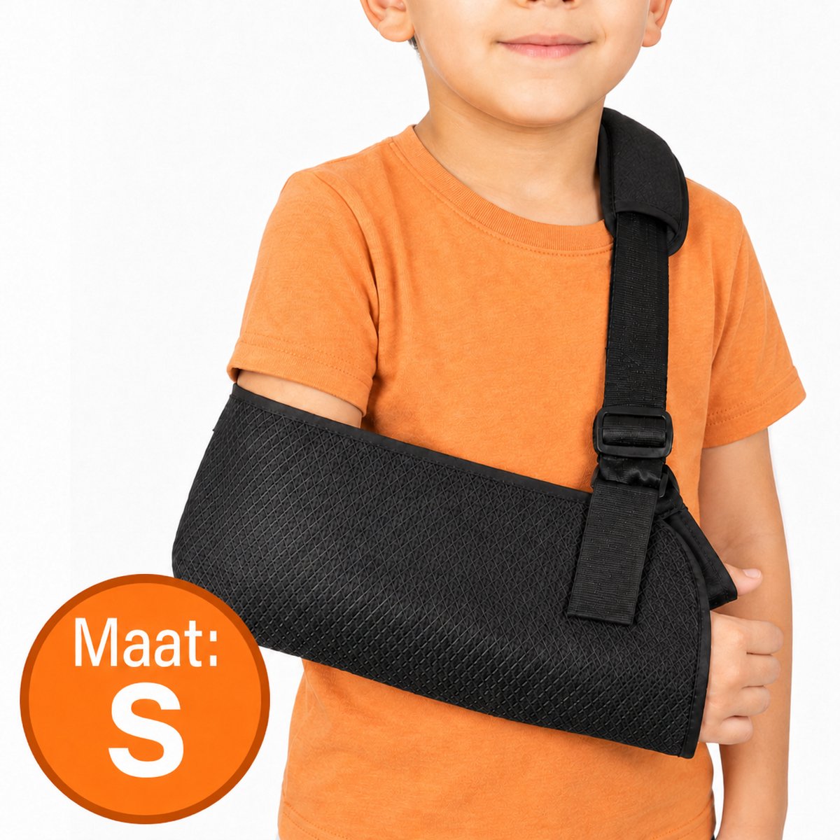 Kinder Mitella Schouder, Elleboog & Pols Verstelbaar Maat S - Arm sling – Armdrager – Links & Rechts