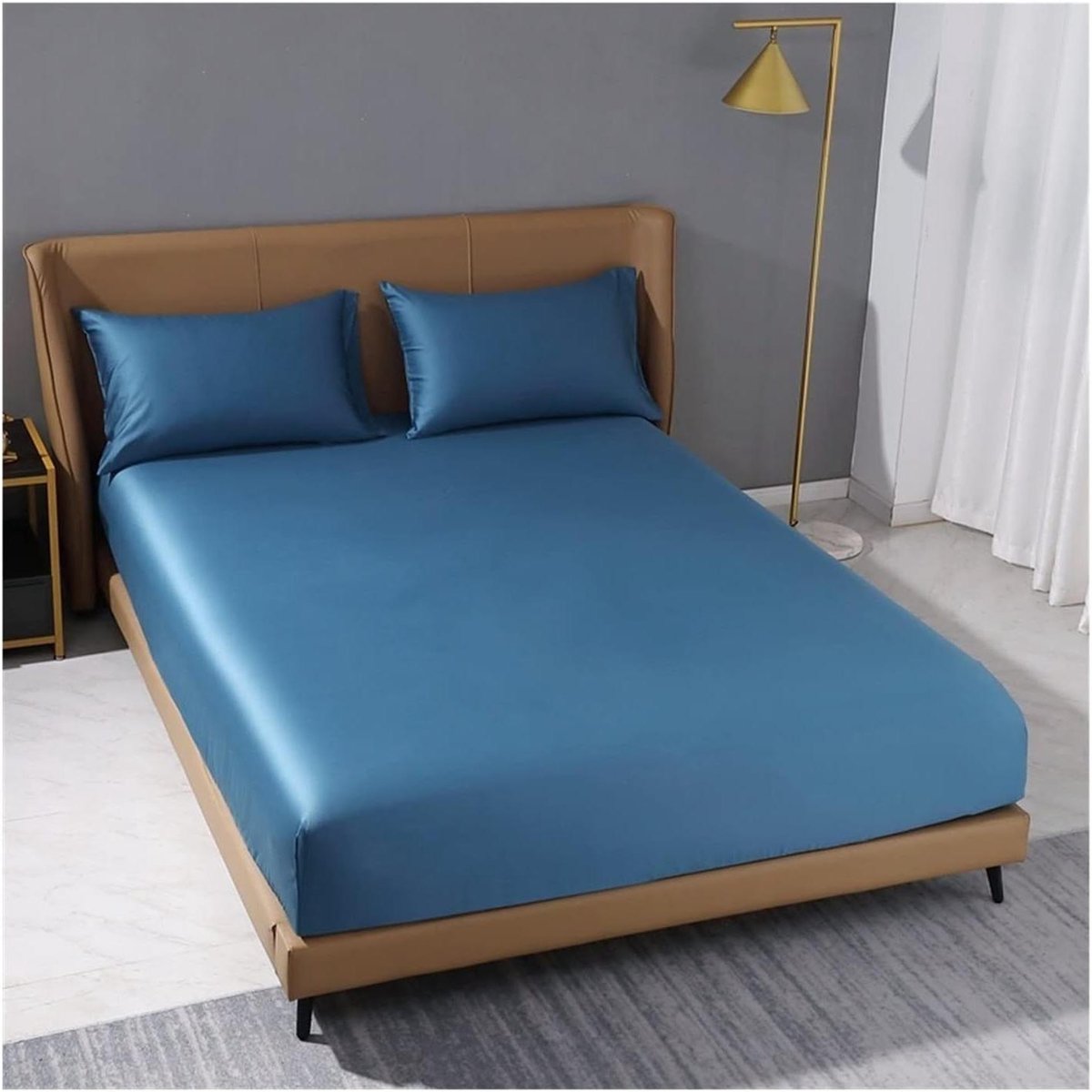 Hoeslaken Katoen - Bedlaken Lakenset - Comfortabel Slapen - 500 Draadtelling - 200x220+22c
